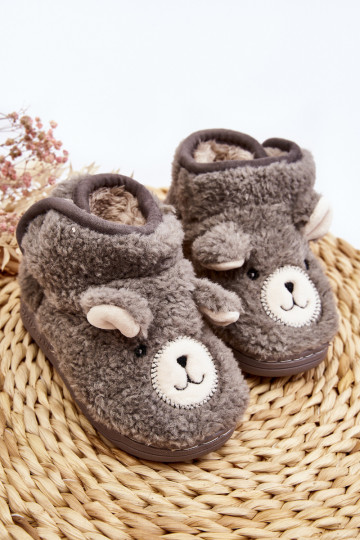 Chinelos infantis cor cinza Eberra 2