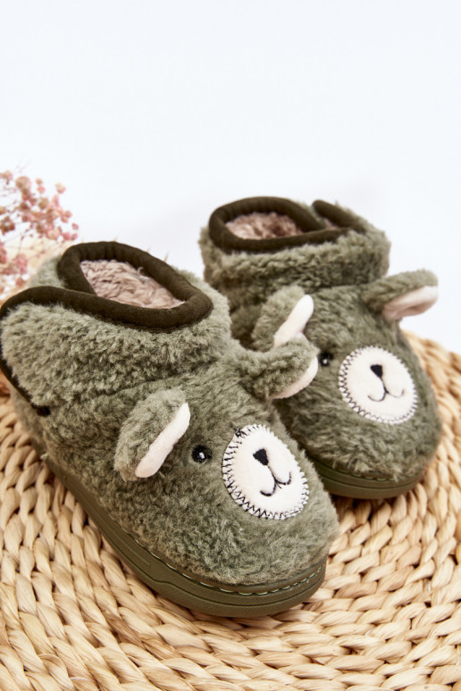 Chinelos infantis cor verde Eberra