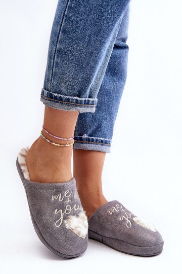 com brilho Chinelos cinza Geraja