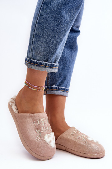 com brilho Chinelos rosa Geraja 2