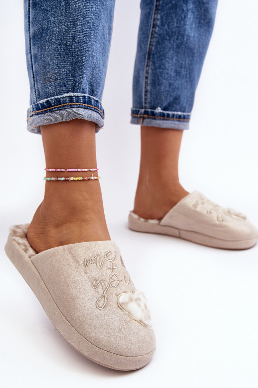 com brilho Chinelos bege Geraja com brilho Chinelos bege Geraja