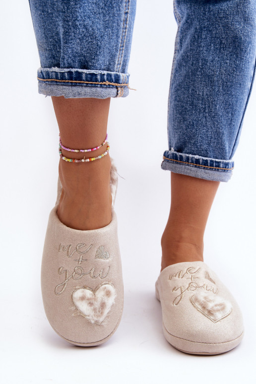 com brilho Chinelos bege Geraja com brilho Chinelos bege Geraja