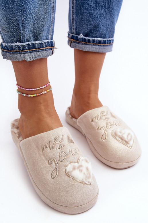 com brilho Chinelos bege Geraja com brilho Chinelos bege Geraja