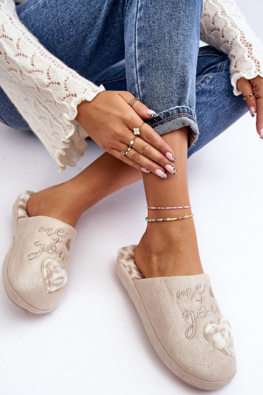 com brilho Chinelos bege Geraja com brilho Chinelos bege Geraja