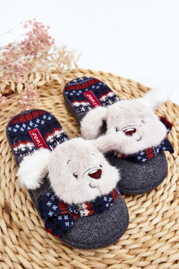 Chinelos infantis cor cinza Dasca 2