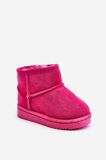 Botas quentes de inverno infantil na cor rosa Gooby