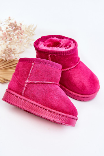 Botas quentes de inverno infantil na cor rosa Gooby 2