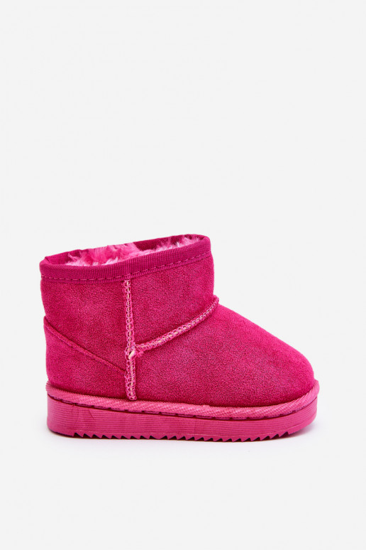 Botas quentes de inverno infantil na cor rosa Gooby