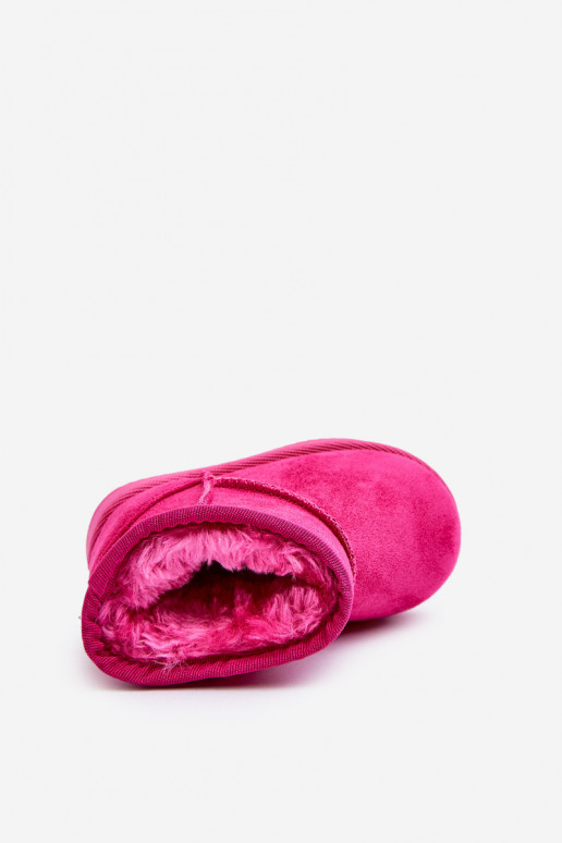 Botas quentes de inverno infantil na cor rosa Gooby