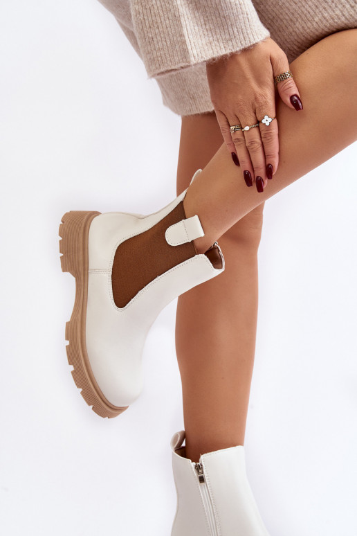 elegantes botas Ramhel brancas