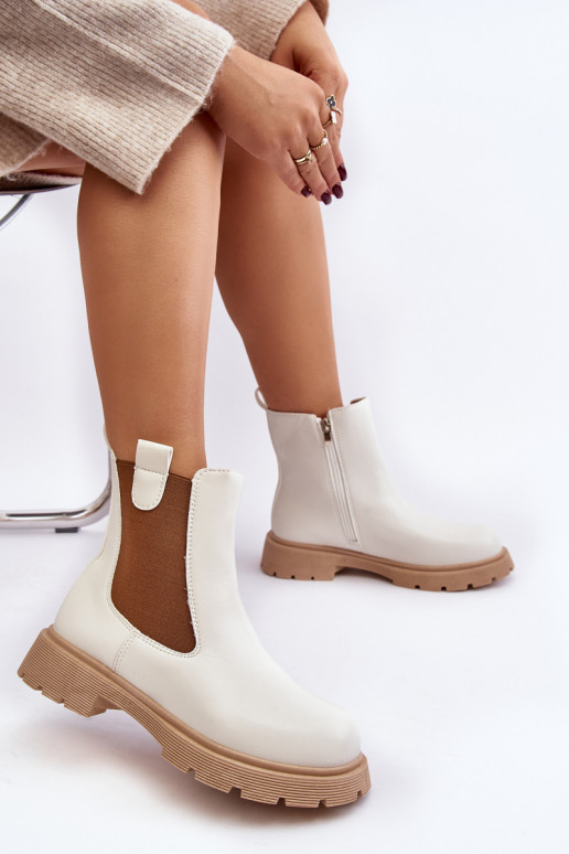 elegantes botas Ramhel brancas