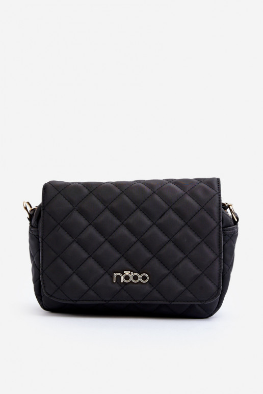 Bolsa acolchoada elegante NOBO NBAG-R3171-C020 preta