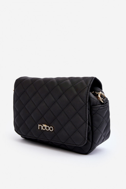 Bolsa acolchoada elegante NOBO NBAG-R3171-C020 preta