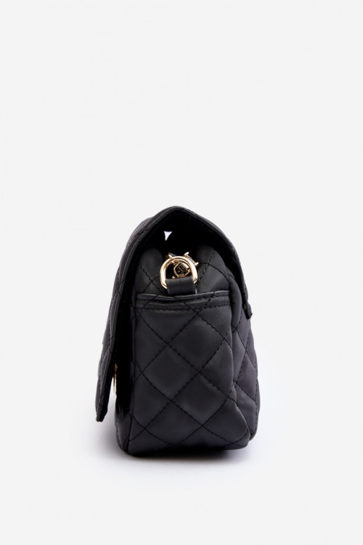 Bolsa acolchoada elegante NOBO NBAG-R3171-C020 preta