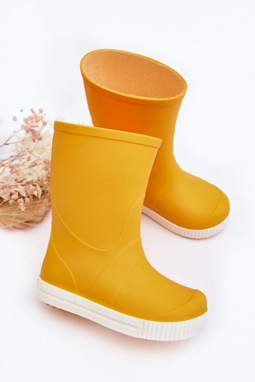 Calçado infantil de borracha Wave Gokids 979 amarelo