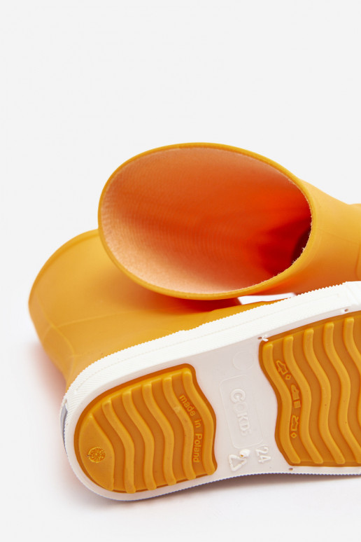 Calçado infantil de borracha Wave Gokids 979 amarelo