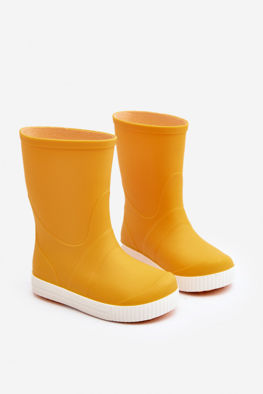 Calçado infantil de borracha Wave Gokids 979 amarelo