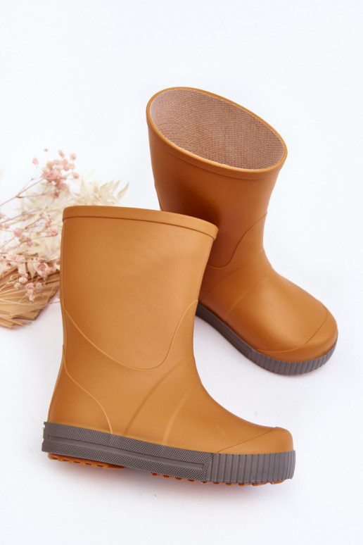 Calçado infantil de borracha Wave Gokids 979 cor laranja