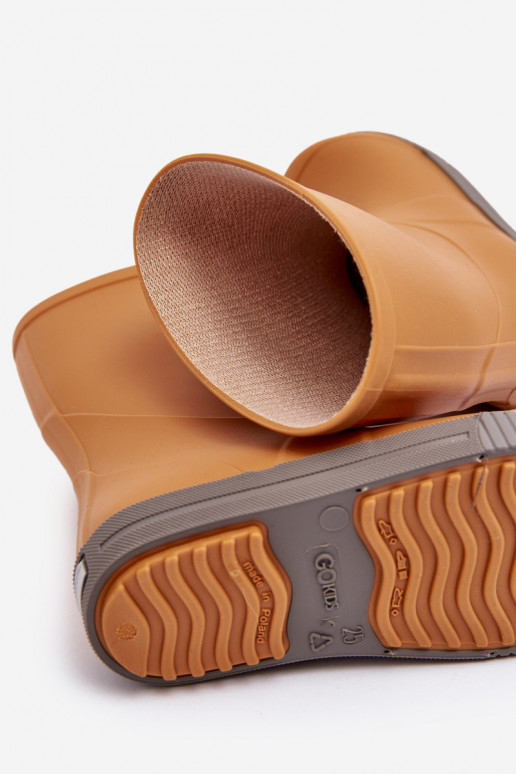 Calçado infantil de borracha Wave Gokids 979 cor laranja