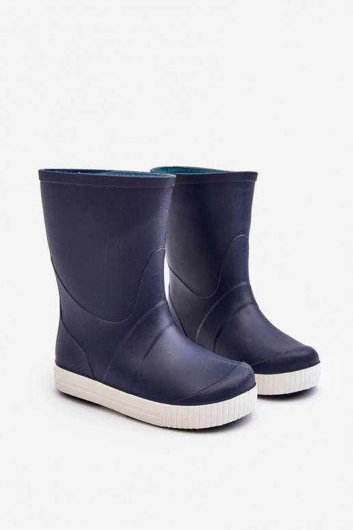 Calçado infantil de borracha Wave Gokids 979 azul escuro