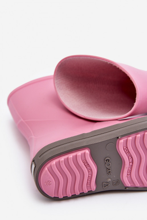 Calçado infantil de borracha Wave Gokids 979 rosa