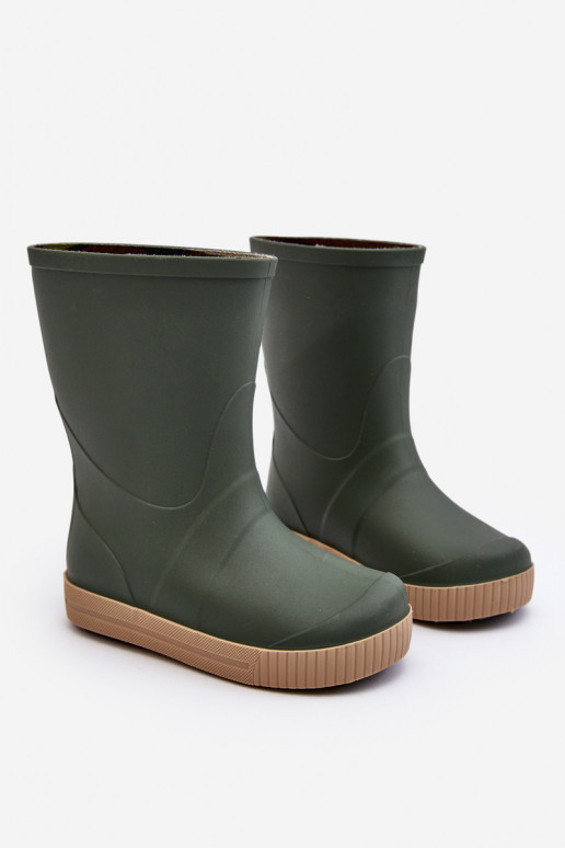 Calçado infantil de borracha Wave Gokids 979 cor verde