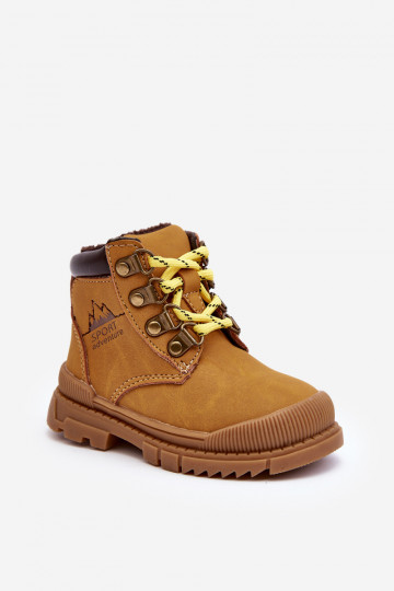 Calçados infantis quentes botas marrom Walter