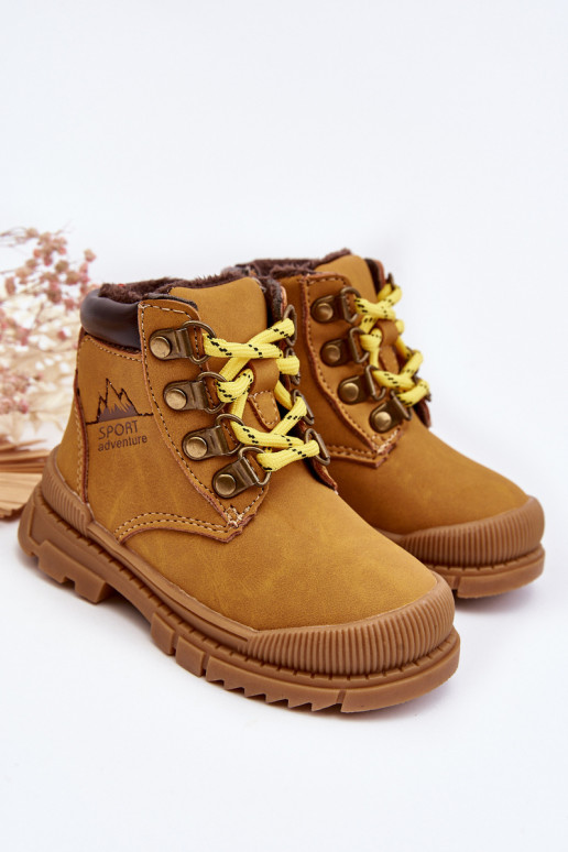 Calçados infantis quentes botas marrom Walter