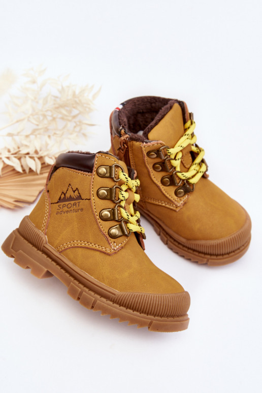 Calçados infantis quentes botas marrom Walter