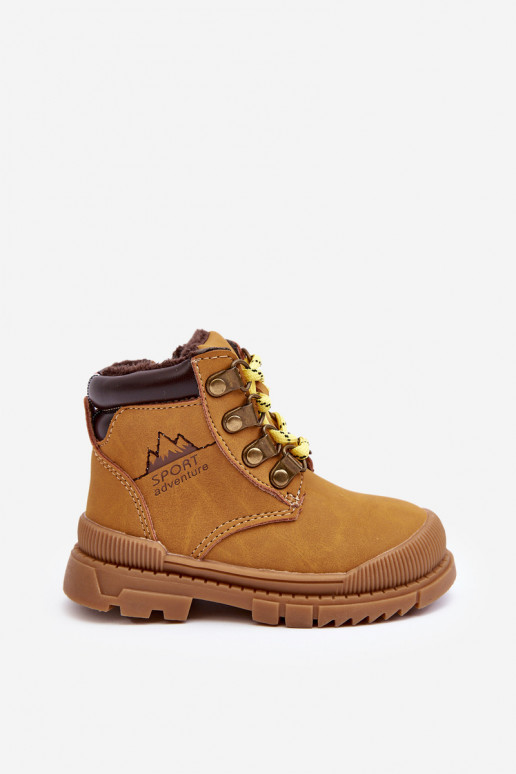 Calçados infantis quentes botas marrom Walter