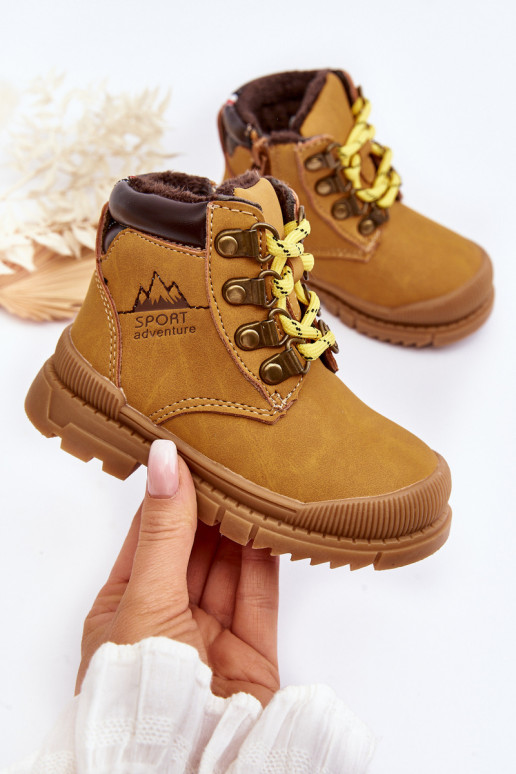 Calçados infantis quentes botas marrom Walter