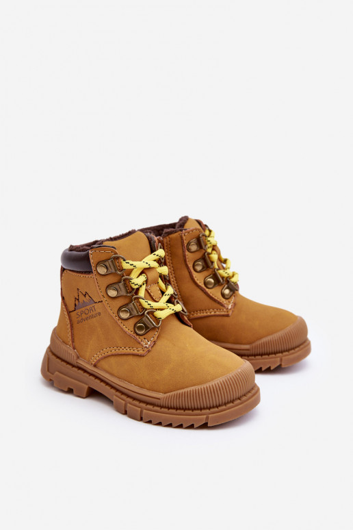 Calçados infantis quentes botas marrom Walter