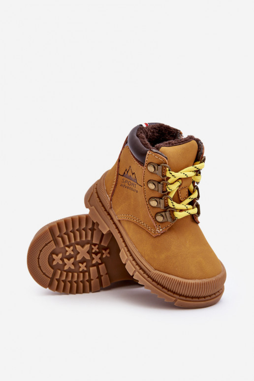 Calçados infantis quentes botas marrom Walter