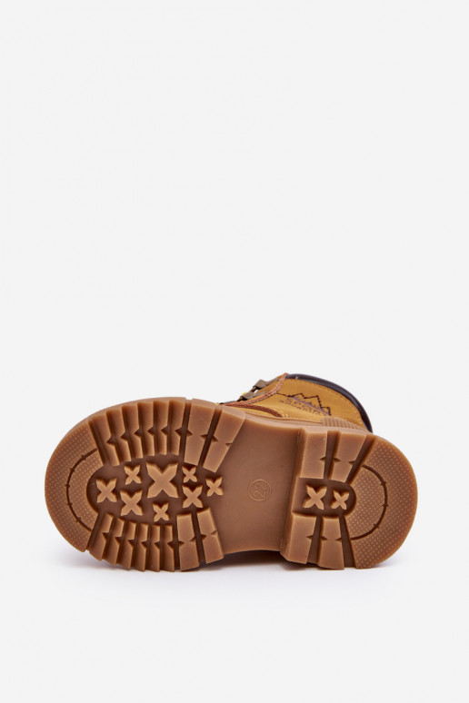 Calçados infantis quentes botas marrom Walter