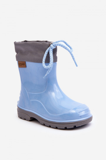 Sapatos de borracha infantil KIMMY cor azul GoKids 951