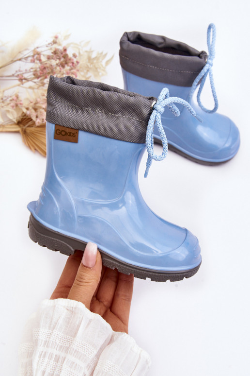 Sapatos de borracha infantil KIMMY cor azul GoKids 951 Sapatos de borracha infantil KIMMY cor azul GoKids 951