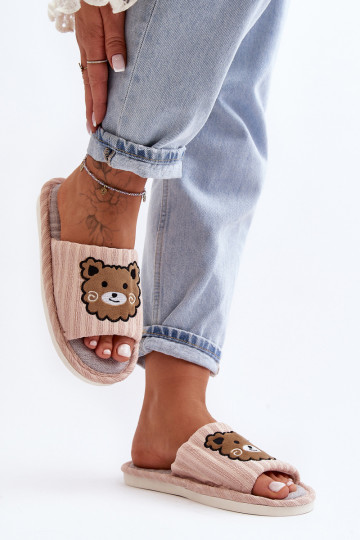 Chinelos slip-on bege Demare