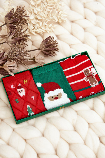 Conjunto de 3 pares de meias festivas