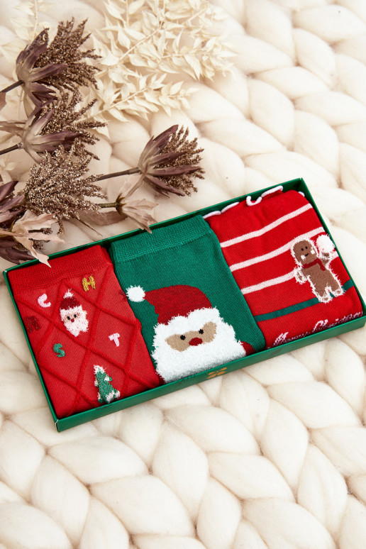 Conjunto de 3 pares de meias festivas