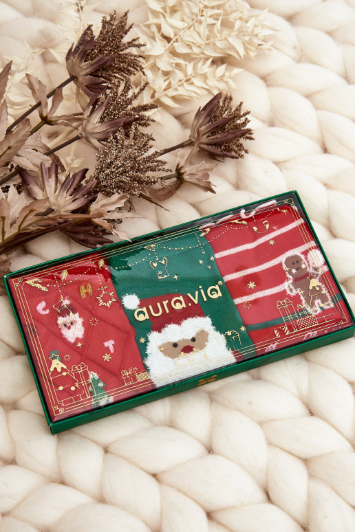 Conjunto de 3 pares de meias festivas Conjunto de 3 pares de meias festivas