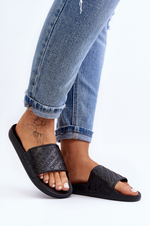 Chinelos Cross Jeans FF2R4153C cor preta