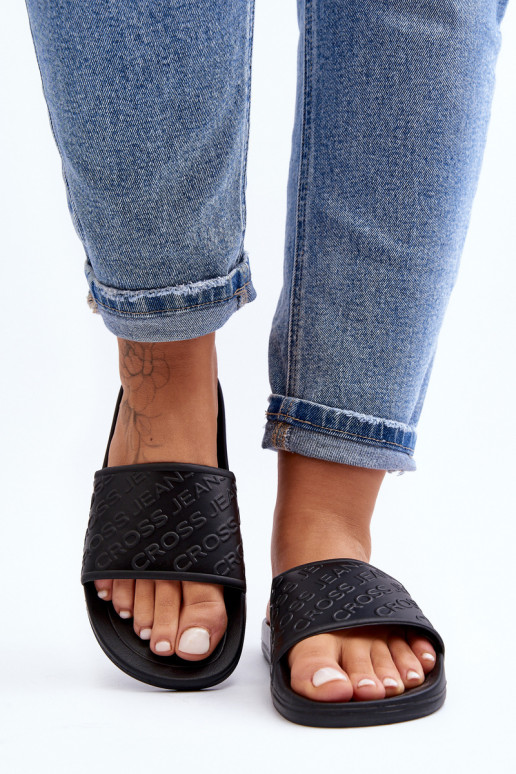 Chinelos Cross Jeans FF2R4153C cor preta