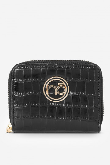 Carteira feminina Nobo NPUR-LR0020-C020 cor preta