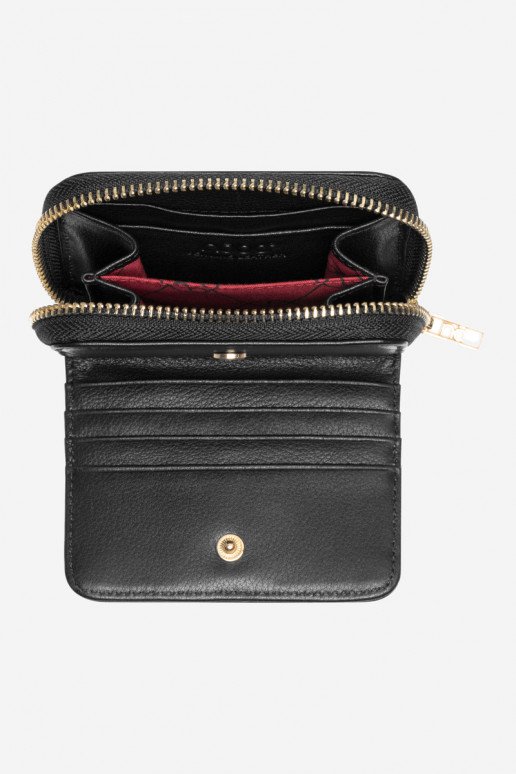 Carteira feminina Nobo NPUR-LR0020-C020 cor preta Carteira feminina Nobo NPUR-LR0020-C020 cor preta