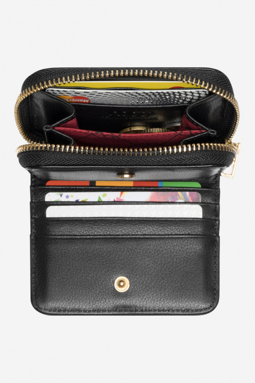 Carteira feminina Nobo NPUR-LR0020-C020 cor preta Carteira feminina Nobo NPUR-LR0020-C020 cor preta