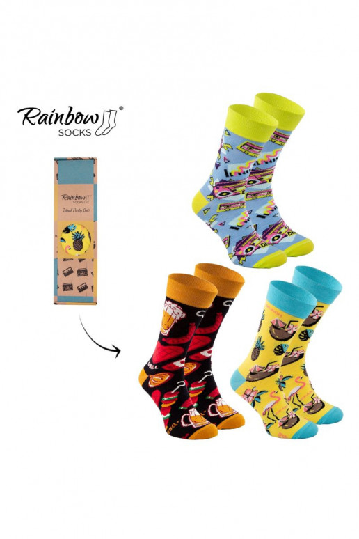 Conjunto de meias PARTY BOX 3 pares