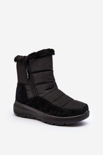 botas de neve com pêlo em preto Primose