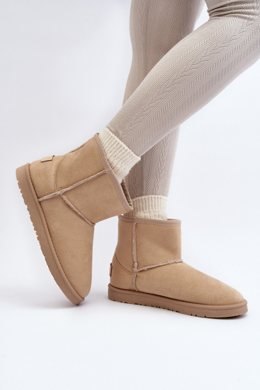botas de neve Cross Jeans MM2R4023C bege