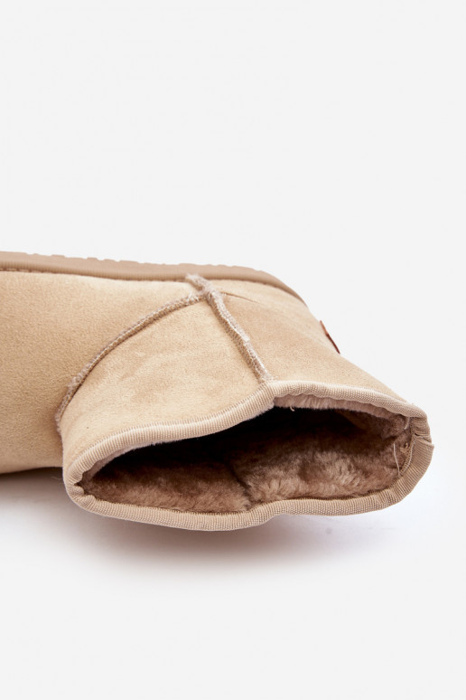 botas de neve Cross Jeans MM2R4023C bege botas de neve Cross Jeans MM2R4023C bege