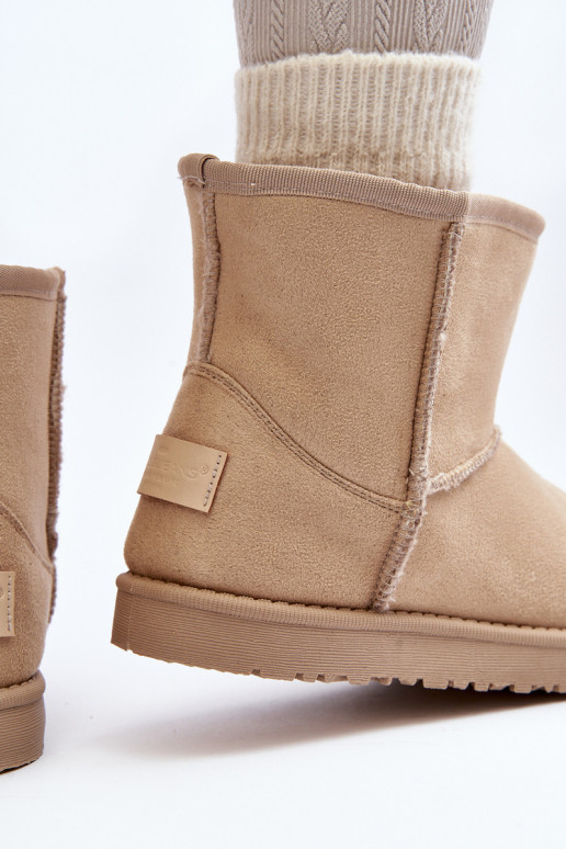 botas de neve Cross Jeans MM2R4023C bege botas de neve Cross Jeans MM2R4023C bege